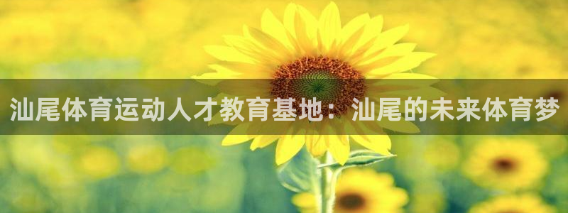 利记官网下载是干嘛的公司：汕尾体育运动人才教育基地：汕尾的未