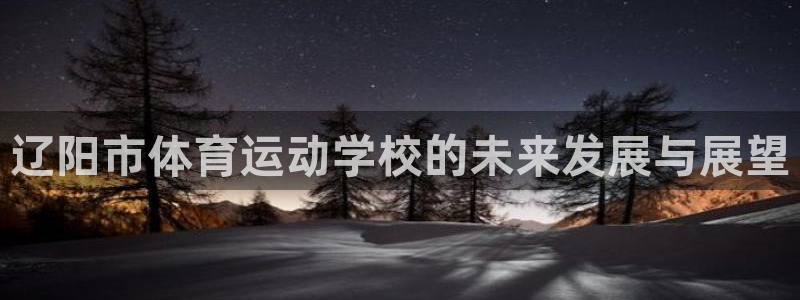 利记官网登录入口：辽阳市体育运动学校的未来发展与展望